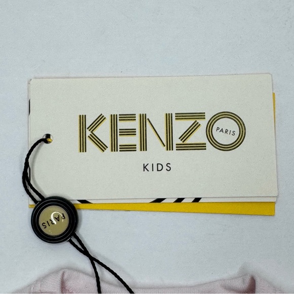 NWT KENZO Baby Elephant Logo 2 Piece Set Top Leggings Pink Reversible Size 3M - Picture 5 of 16